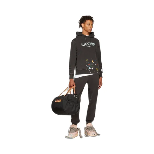 Logo-Print Pullover Hoodie