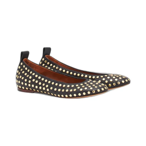 The Studded Ballerina Flats