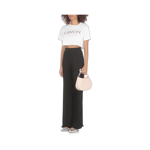 Pleated Straight Leg Pants