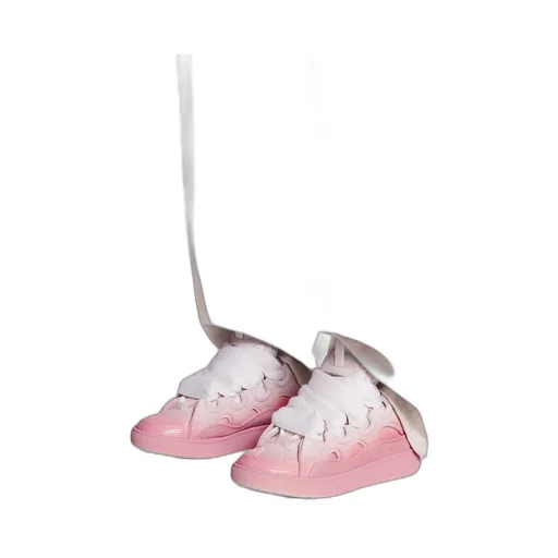 Curb Lace-Up Panelled Sneakers