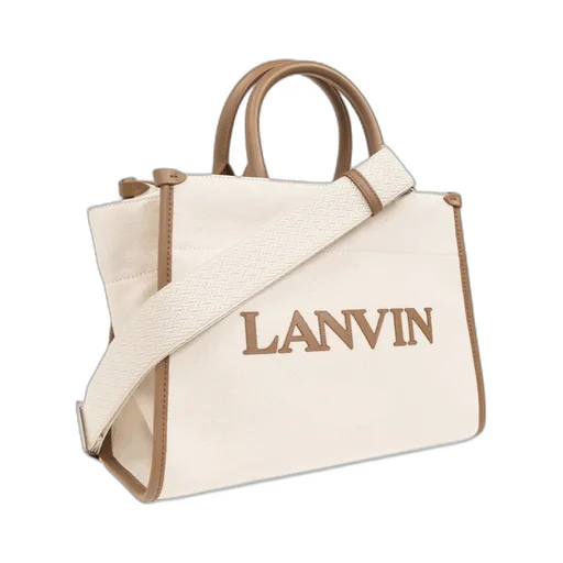 Logo Patch Shopping Bag
