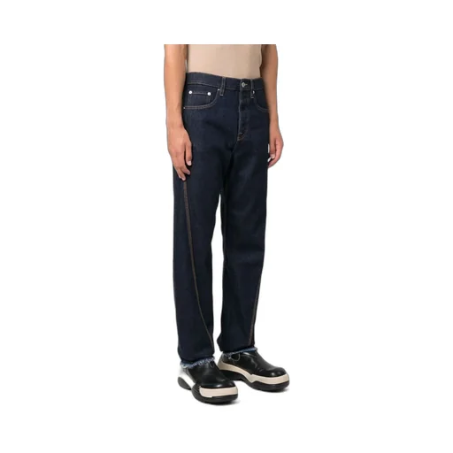 Logo Patch Mid-Rise Jeans