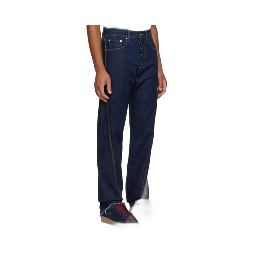 Logo Patch Mid-Rise Jeans