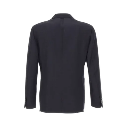 Herringbone Double-Breasted Jacket