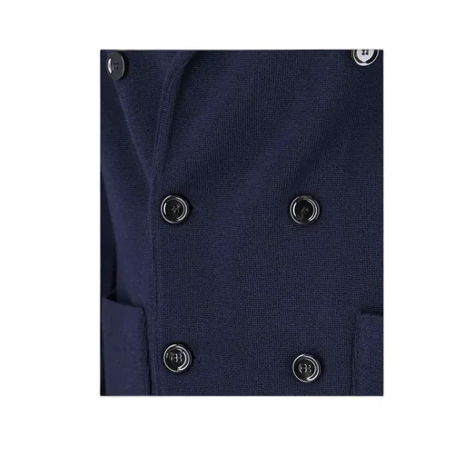Double-Breasted Patch-Pocket Jacket