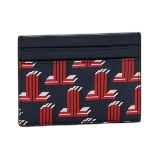 3D Initials Logo-Print Cardholder