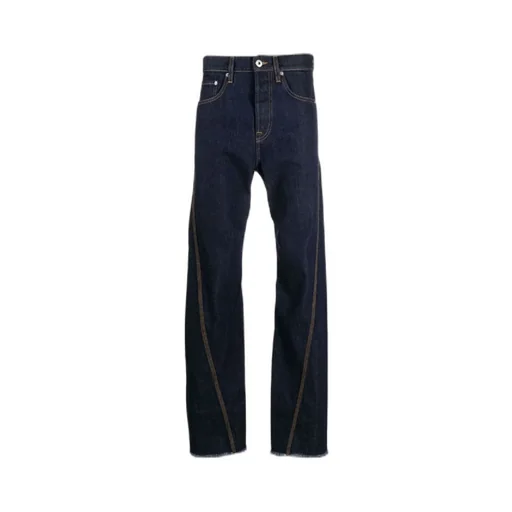 Logo Patch Mid-Rise Jeans