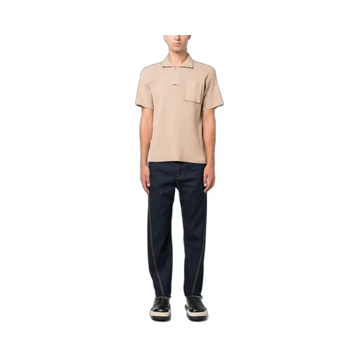 Logo Patch Mid-Rise Jeans