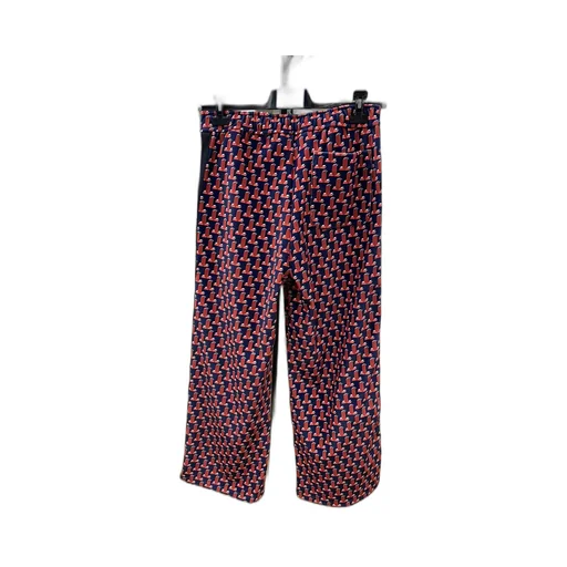 Logo Pattern Straight Casual Pants