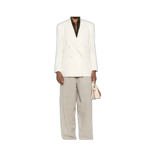 Double-Breasted Corduroy Blazer