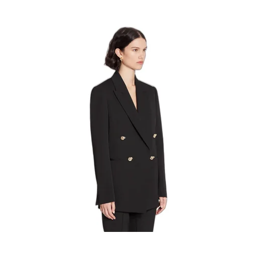Button Embellished Tailored Blazer