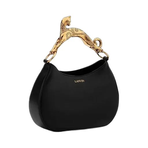 Embellished Handle Zipped Tote Bag