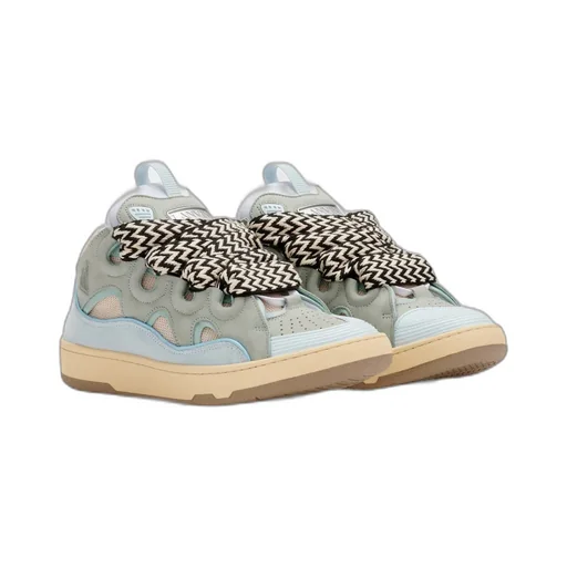 Curb Lace-Up Chunky Sneakers