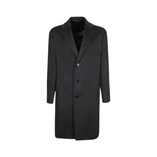Three-Button Notched Lapel Coat