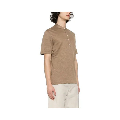 Short Sleeved Mock-Neck T-Shirt