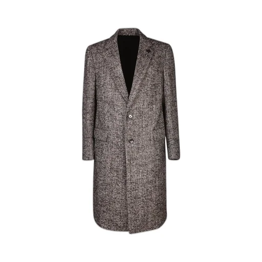 Single-Breasted Brooch-Detailed Coat