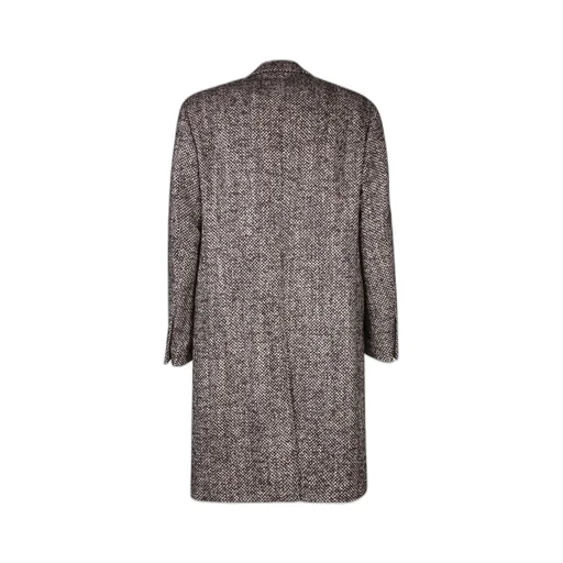 Single-Breasted Brooch-Detailed Coat