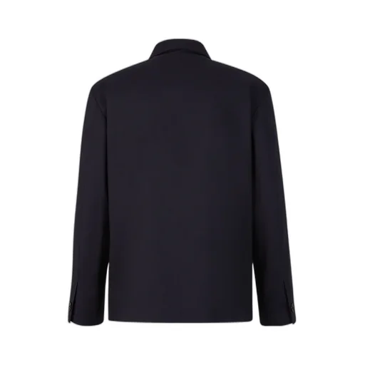 Flap-Pocket Cotton Shirt Jacket
