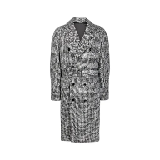 Belted Double-Breasted Coat