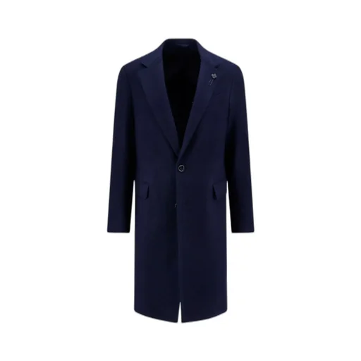 Long-Sleeved Button-Up Coat