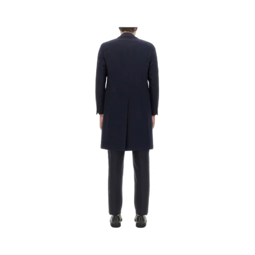 Long-Sleeved Button-Up Coat