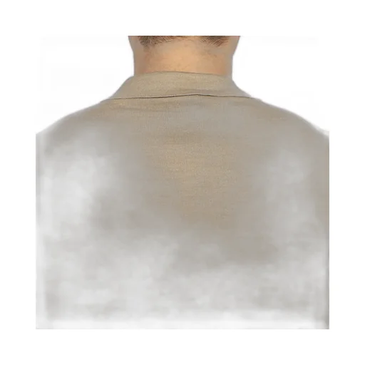 Long-Sleeve Knitted Polo Shirt
