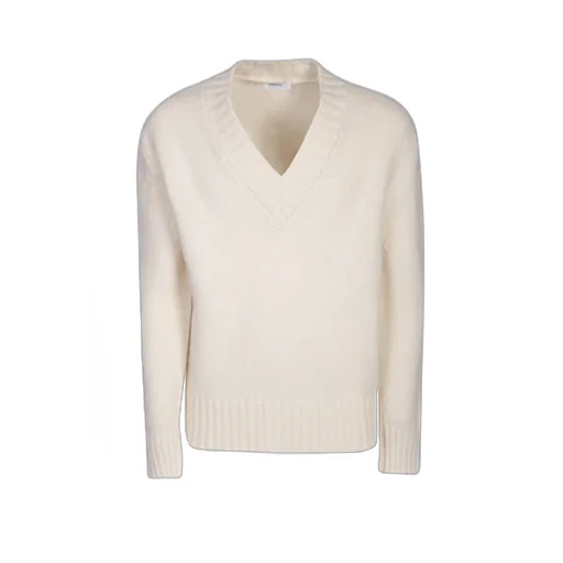 Long-Sleeved V-Neck Jumper