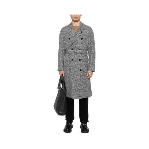 Belted Double-Breasted Coat