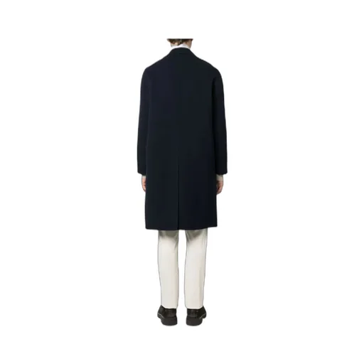Single-Breasted Wool-Blend Coat