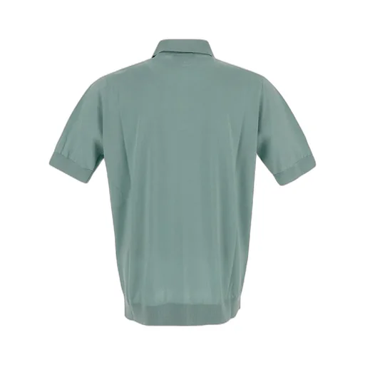 Short-Sleeved Knitted Polo Shirt