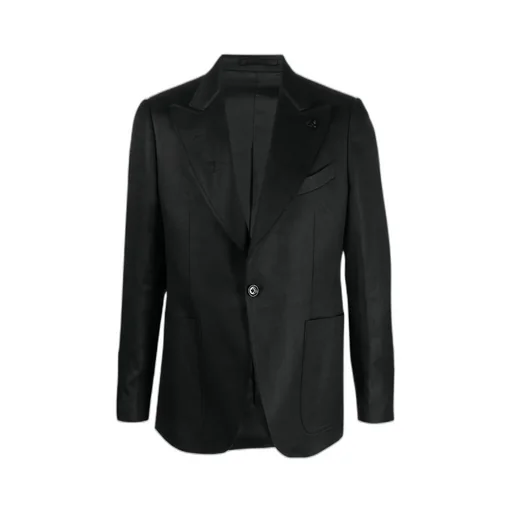 Logo Charm Single-Breasted Blazer