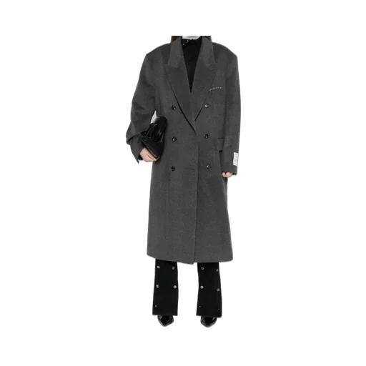 Double-Breasted Long Coat
