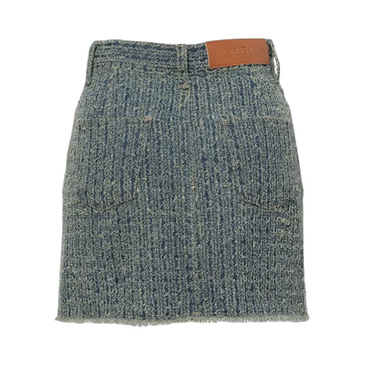 Denim Tweed Skirt