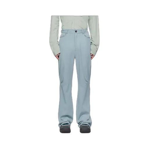 Belt-Lined Casual Pants