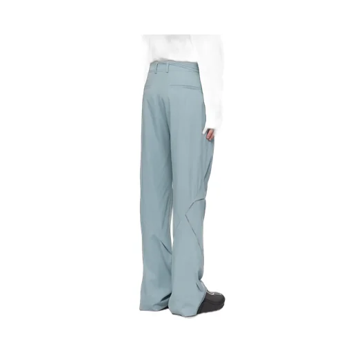 Belt-Lined Casual Pants