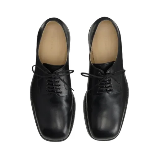 Shiny Buffalo Leather Oxford Shoes