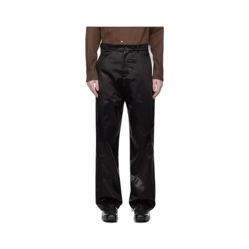 Belt-Lined Casual Pants