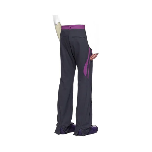 Belt-Lined Casual Pants