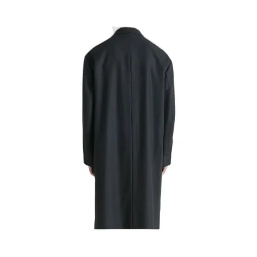 Single-Breasted Long-Sleeved Coat