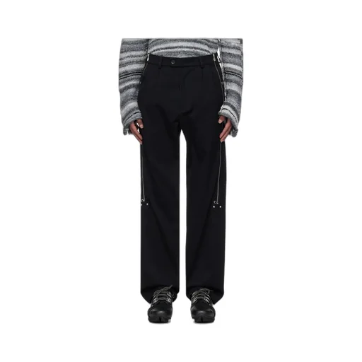 Waistband Loop Casual Pants