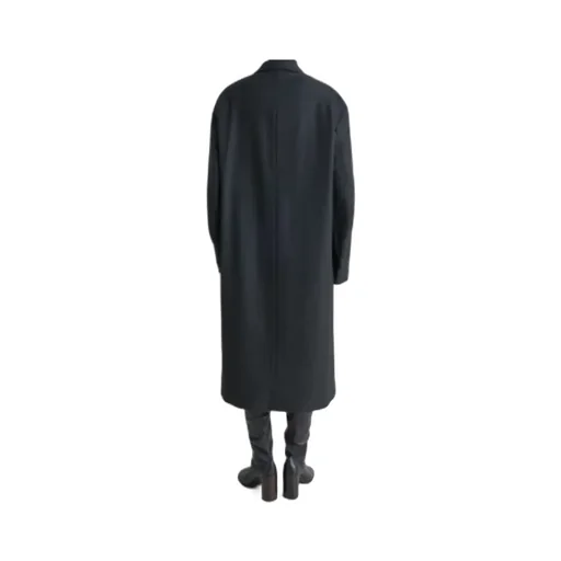 Single-Breasted Long-Sleeved Coat