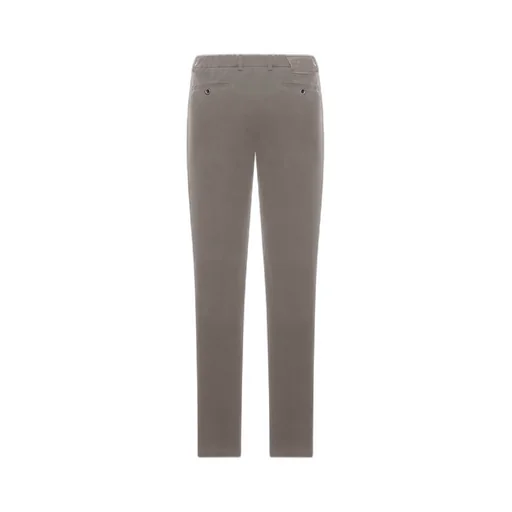 Logo-Patch Cotton Trousers