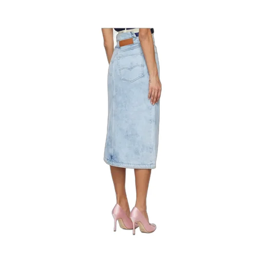 Asymmetrical Denim Skirt
