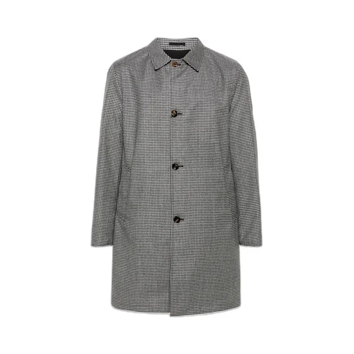Reversible Houndstooth Coat