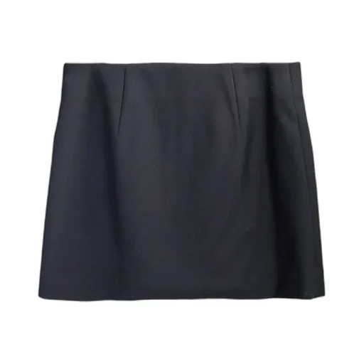 Logo Button Skirt