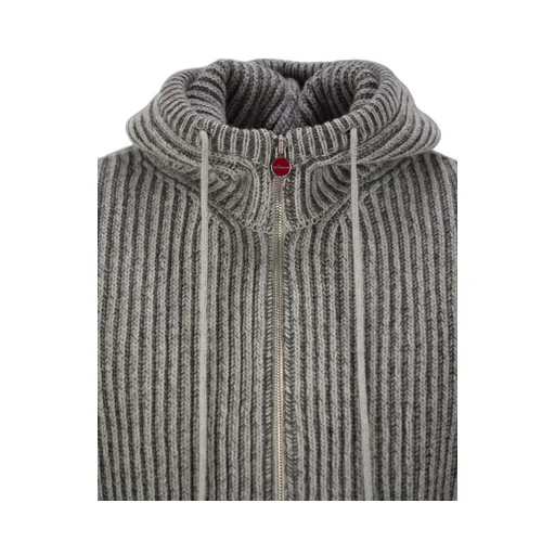 Zip-Up Hooded Cardigan