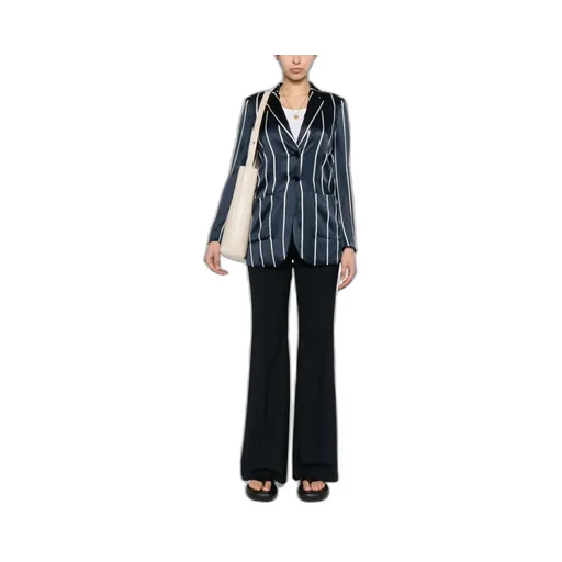 Striped Satin Blazer