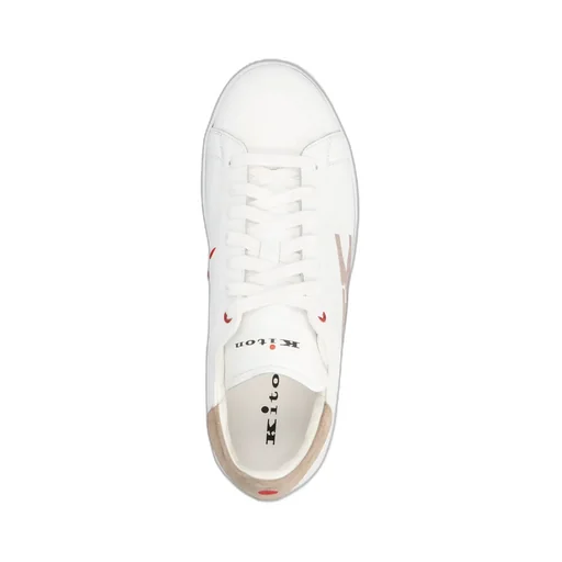 Logo Embroidered Lace-Up Sneakers