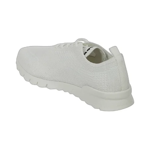 Logo-Embroidered Knit Sneakers
