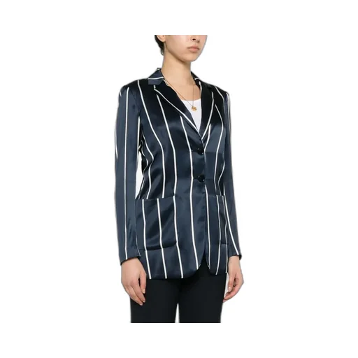 Striped Satin Blazer